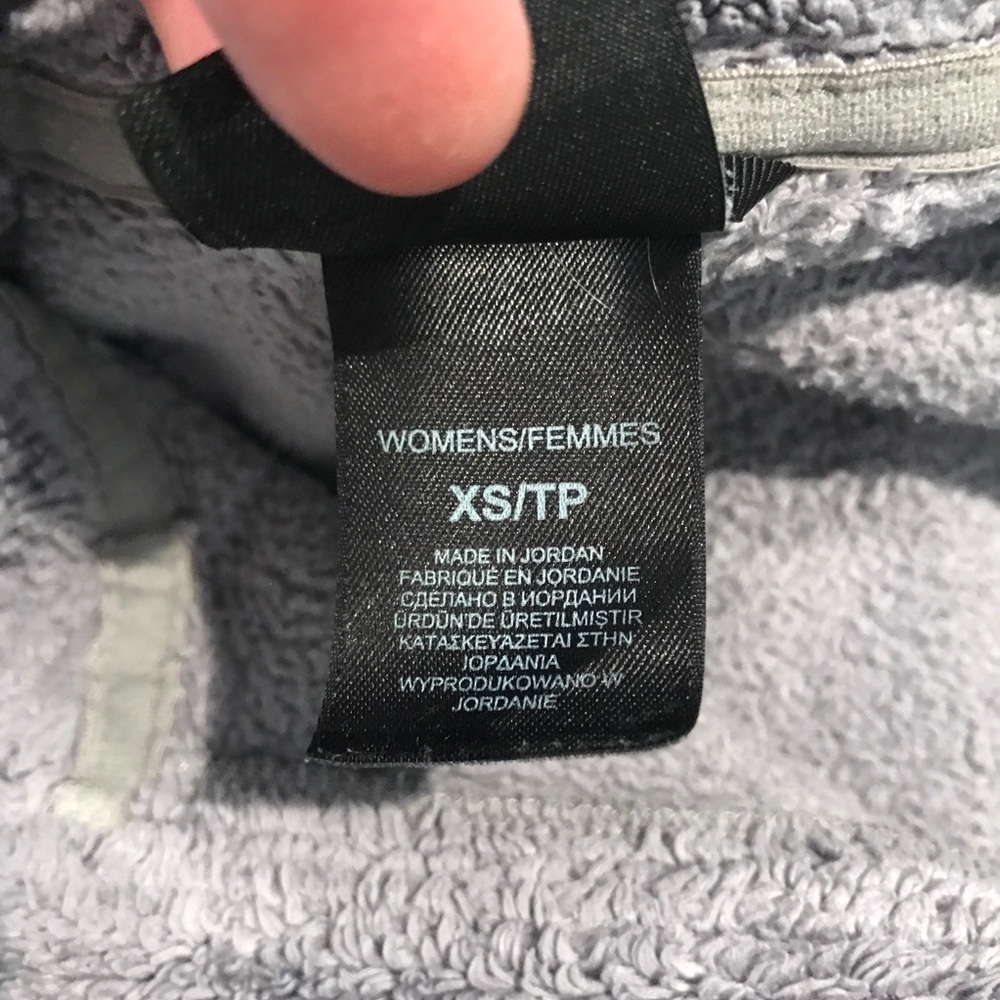 The North Face Grey Osito High Pile Fleece Jacket Zip Front XS - Picture 12 of 12